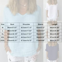 мњин летни маици женски врвови женски секојдневни памучни и ленени о врат цврсти кратки ракави маица блуза блузи маици дами