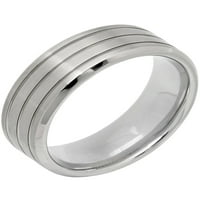 Машки титаниум мулти-финичен свадбен бенд-Менс прстен