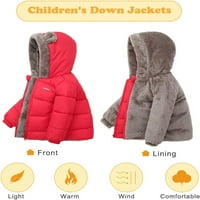- Подароци Зимски Капи За Зимски Јакна Обложени Со Светло Надуено Палто За Бебиња Момчиња Девојчиња Доенчиња