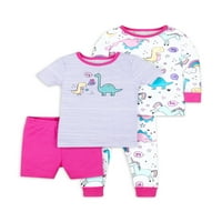 Мала starвезда бебе и дете девојче кратки и долги ракави кошули, пижами и панталони, панталони, месеци-5t