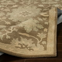 Уметнички ткајачи Гилгамеш Таупе Традиционален 8 '10' овална област килим