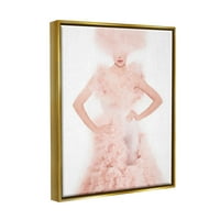 Tuplepe Pink Fluffy Fashion Pature Beauty & Fashion сликарство злато плови врамени уметнички печатени wallидни уметности